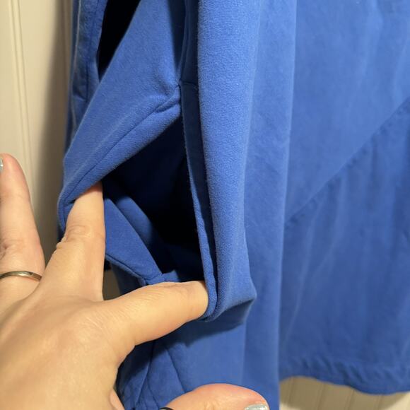 Kleen Lapis Blue Cotton Tunic Top Lagenlook NEW Plus Size 1X - Picture 3 of 7